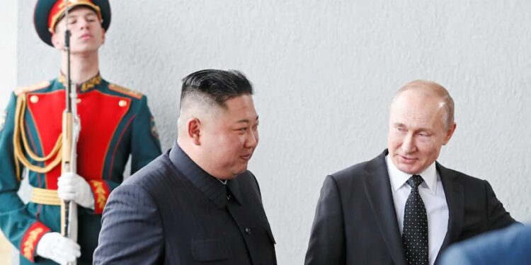 Putin and Kim Jong