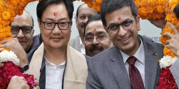 DY Chandrachud-Kiren Rijiju