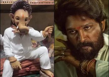 Glimpse of Pushapraaj movie seen in Ganesh Chaturthi, it's quite Viral