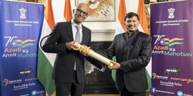 Satya-Nadella-receives-Padma-Bhushan