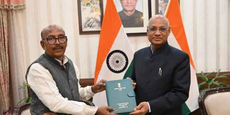 Speaker Rabindra Nath Mahto met Governor Ramesh