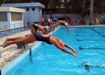 Olympic level swimming pool