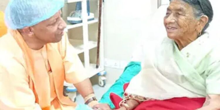 CM Yogi Adityanath's mother's health deteriorates, admitted to Jolly Grant Hospital