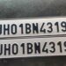 High security Registration plate