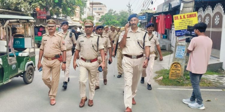 Ranchi Police Conducted Flag March