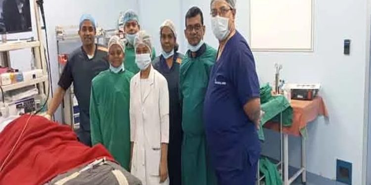 Ranchi ERCP treatment done in Sadar Hospital , for the first time in a government hospital of Jharkhand.