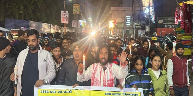 Protest Against Lathi Charge