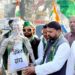 leaders burnt Amit Shah's effigy