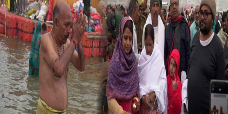 Ravindra Nath Mahato reached Mahakumbh