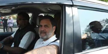 rahul gandhi arrive bihar